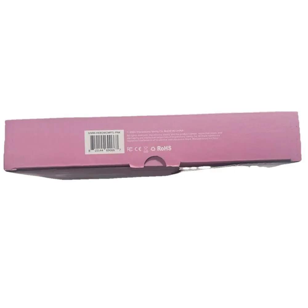 Hello Kitty LED Bow Compact Mirror Pink USB Rechargeable Impressions Vanity